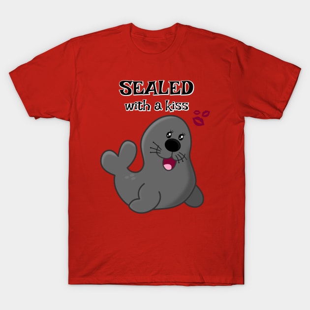 Cute Baby Seal T-Shirt by MedleyDesigns67